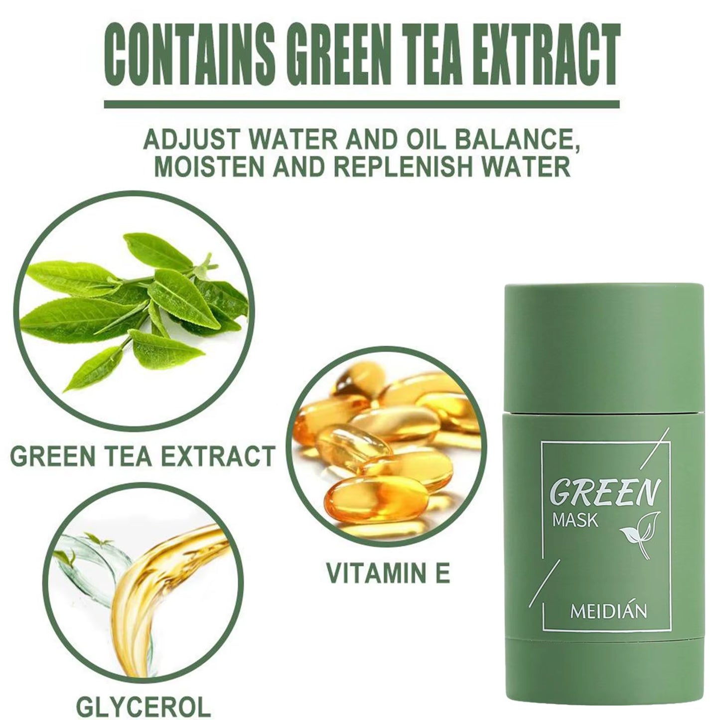Lurdane™ Poreless Green Tea Stick